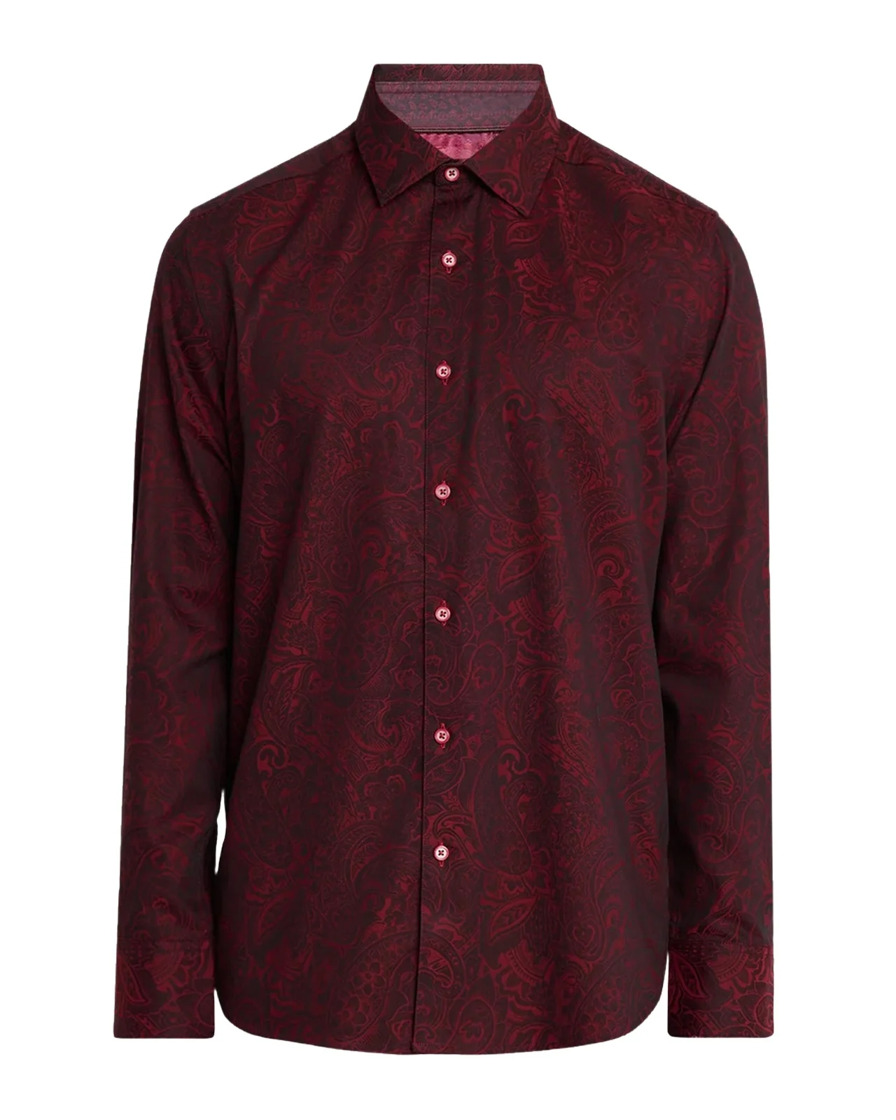Hudson Paisley Stretch Cotton Shirt Hudson Paisley Stretch Cotton Shirt