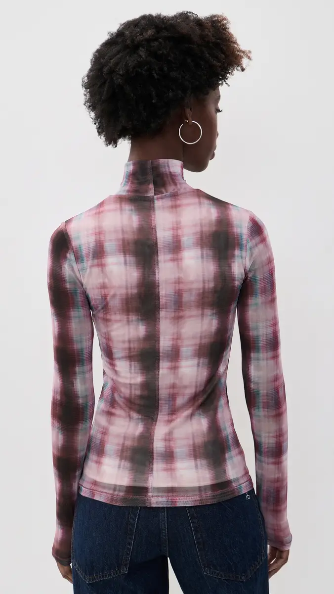 rag & bone Yana Mock Neck Mesh Top | Thumbnail 3 rag & bone Yana Mock Neck Mesh Top | Thumbnail 3
