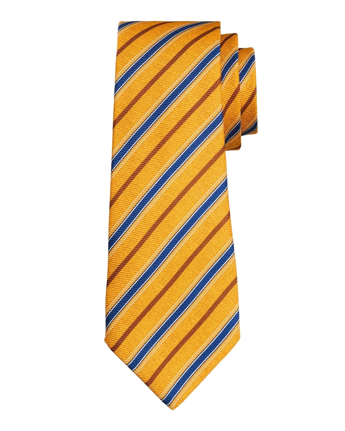 Men's Silk Multi-Stripe 7-Fold Tie