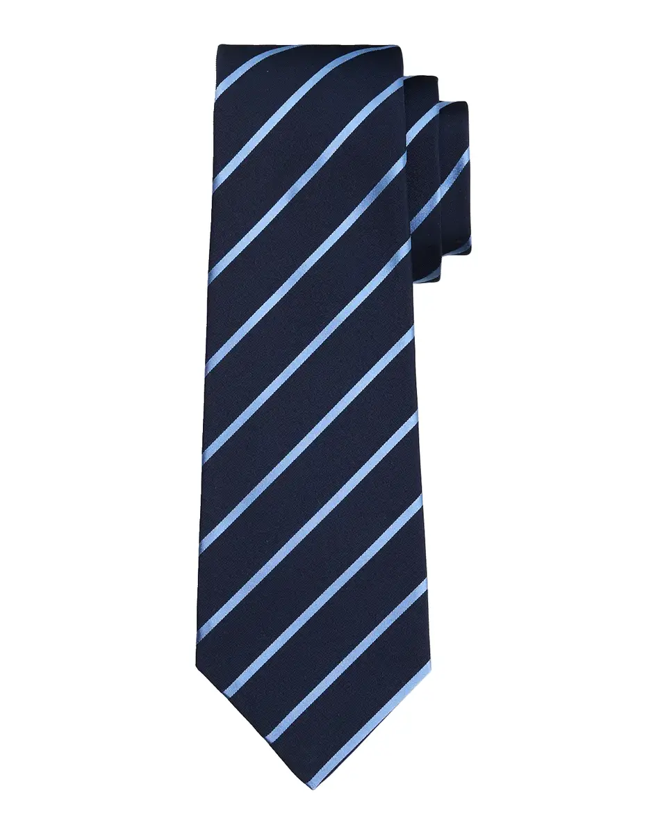 Kiton Men's Silk Pinstripe 7-Fold Tie | Thumbnail 2