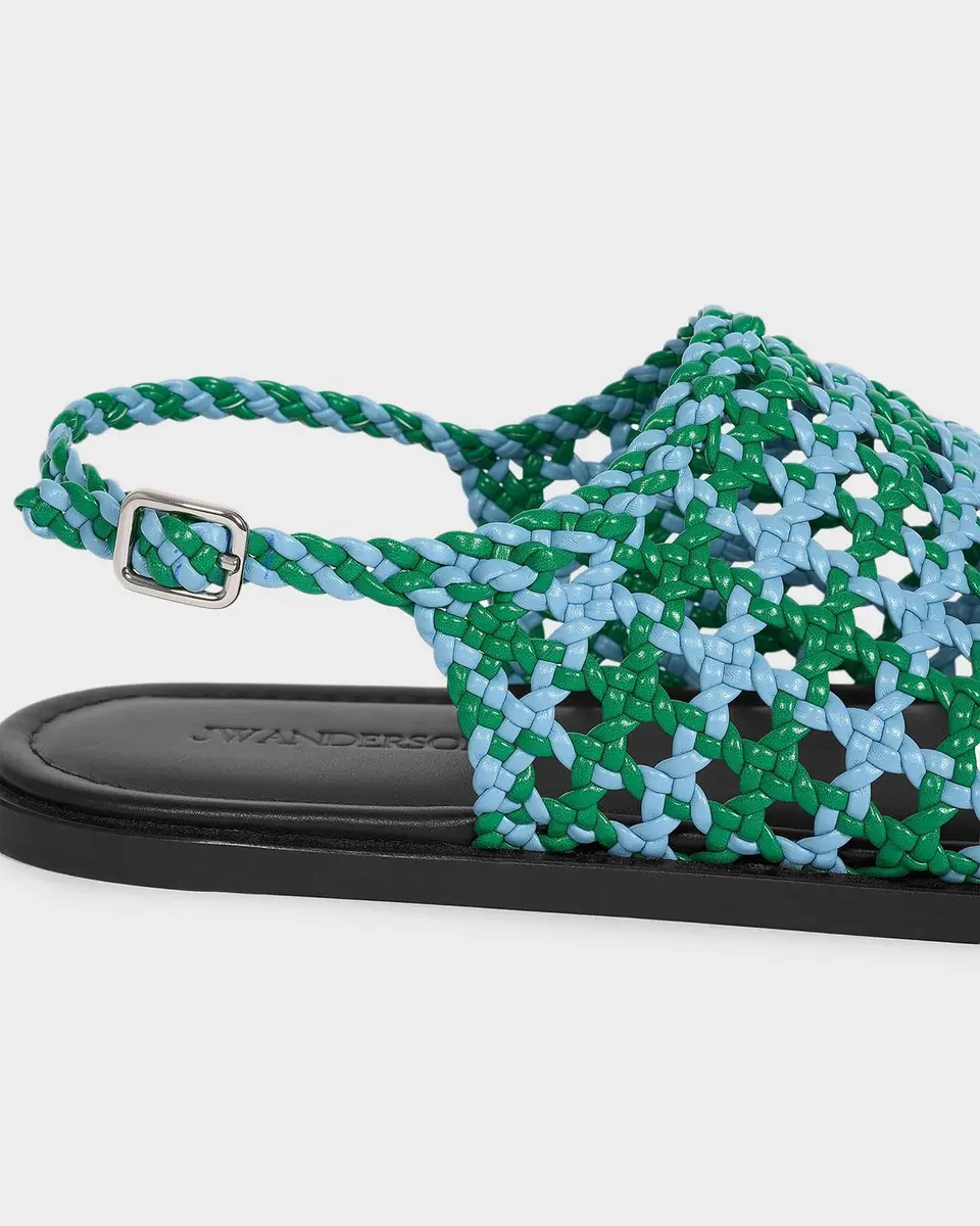 JW Anderson Net Woven Nappa Leather Sandals | Thumbnail 3 JW Anderson Net Woven Nappa Leather Sandals | Thumbnail 3
