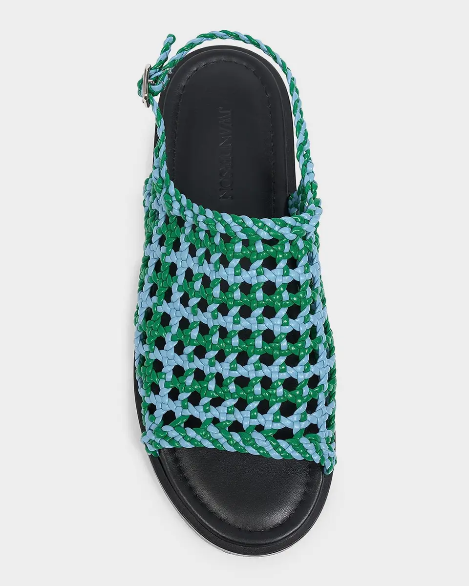 JW Anderson Net Woven Nappa Leather Sandals | Thumbnail 4 JW Anderson Net Woven Nappa Leather Sandals | Thumbnail 4