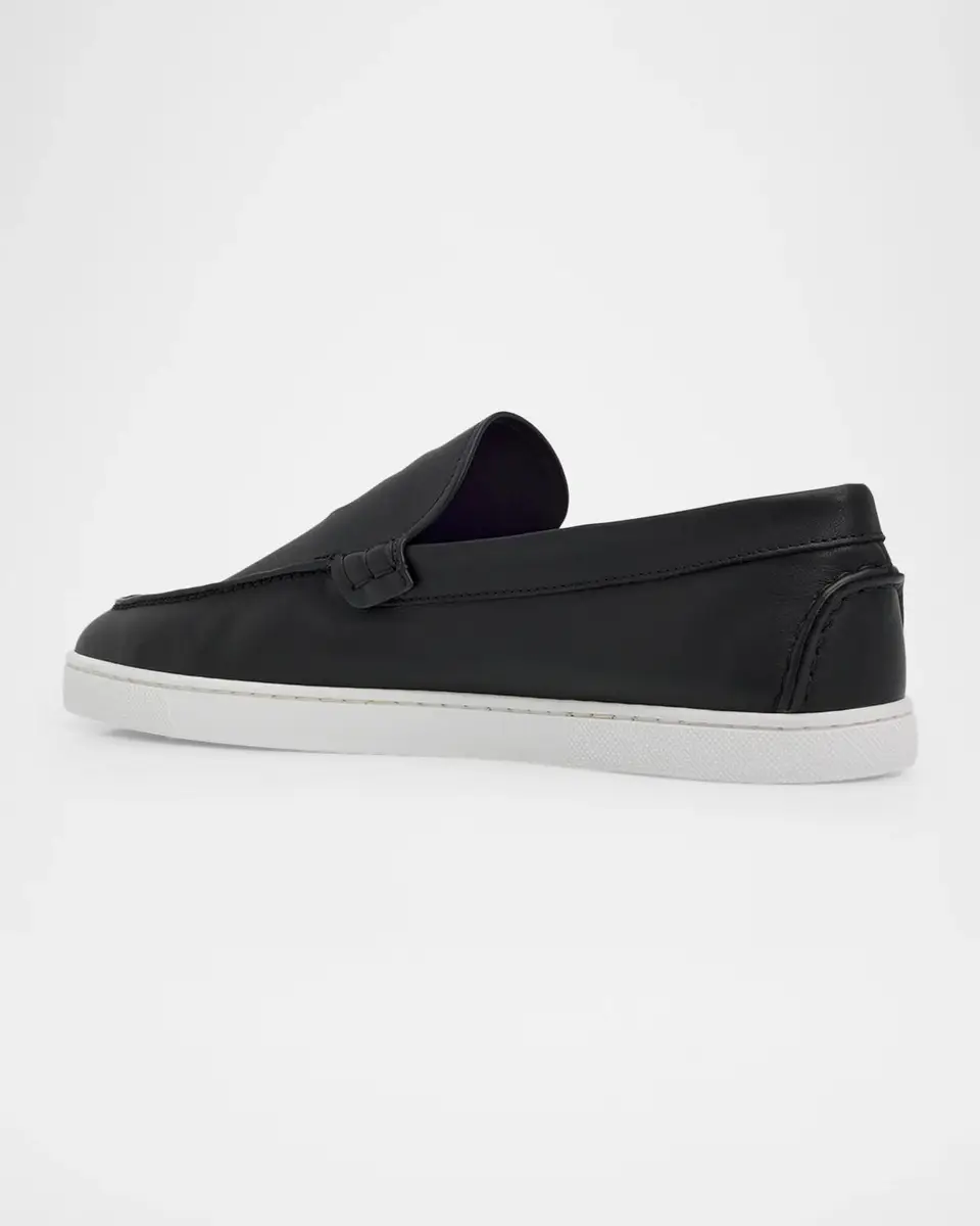 Christian Louboutin Men's NeoCL Leather Boat Shoes | Thumbnail 4 Christian Louboutin Men's NeoCL Leather Boat Shoes | Thumbnail 4
