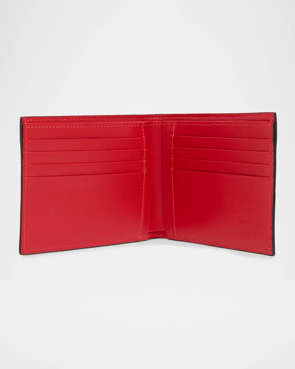 Christian Louboutin Men's Logo Leather Bifold Wallet | Thumbnail 2 Christian Louboutin Men's Logo Leather Bifold Wallet | Thumbnail 2
