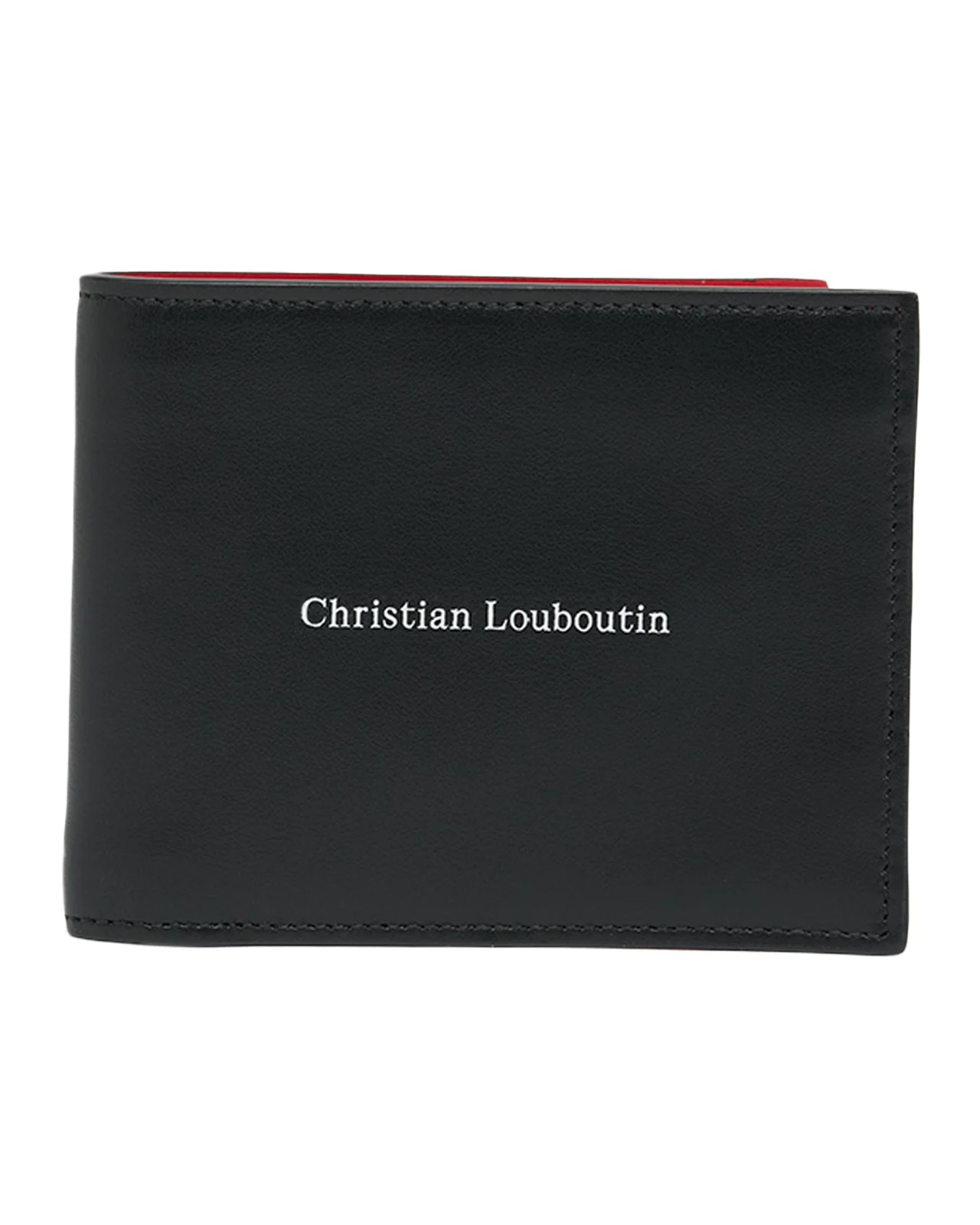 Men's Logo Leather Bifold Wallet Men's Logo Leather Bifold Wallet
