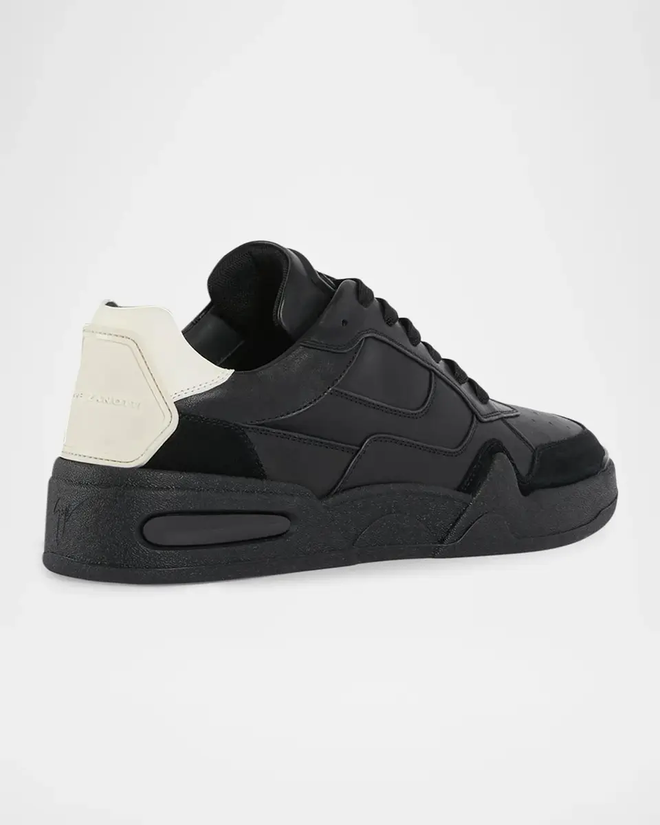 Giuseppe Zanotti Men's GZ Casper Leather Low-Top Sneakers | Thumbnail 2 Giuseppe Zanotti Men's GZ Casper Leather Low-Top Sneakers | Thumbnail 2