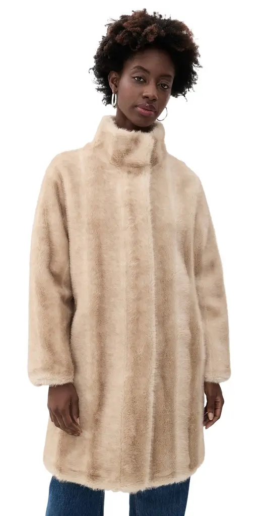 Apparis Blair Shaved Faux Mink Coat