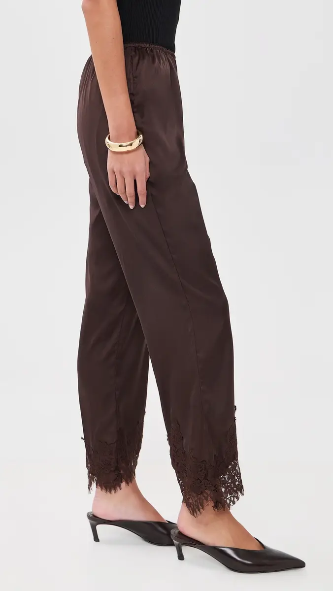 Bailey Rose Lace Trim Pants | Thumbnail 4 Bailey Rose Lace Trim Pants | Thumbnail 4