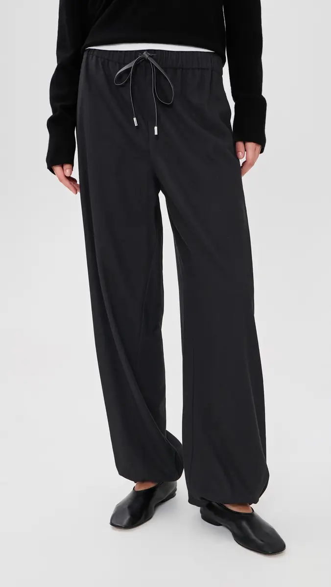 Vince Soft Flannel Drawstring Pants | Thumbnail 2 Vince Soft Flannel Drawstring Pants | Thumbnail 2