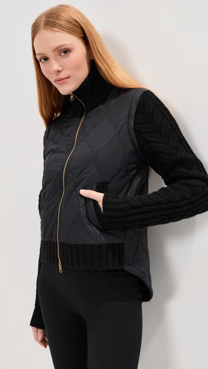 Veronica Beard Patra Mixed Media Jacket | Thumbnail 2 Veronica Beard Patra Mixed Media Jacket | Thumbnail 2