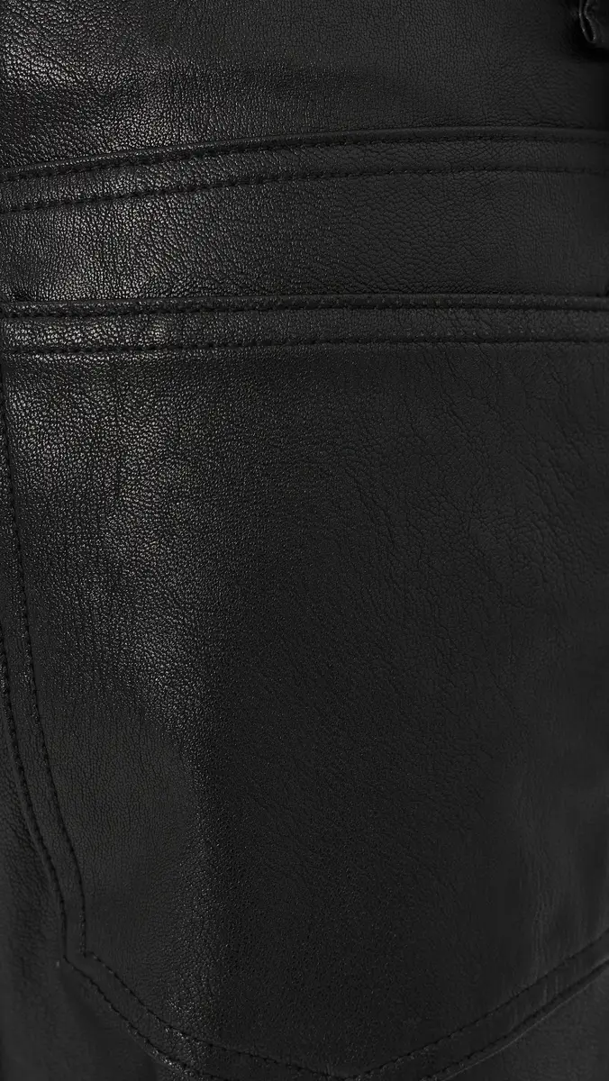 Askk NY Faux Leather Twisted Barrel Pants | Thumbnail 6