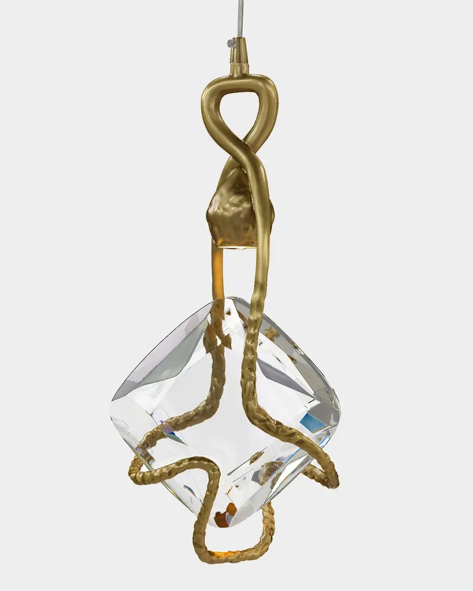 John-Richard Collection Mirelle 84" 6-Light Horizontal Chandelier | Thumbnail 3