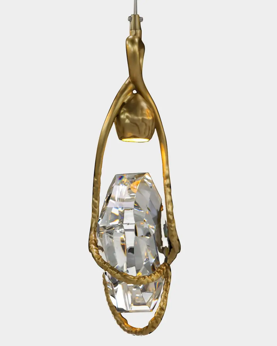 John-Richard Collection Mirelle 84" 6-Light Horizontal Chandelier | Thumbnail 4