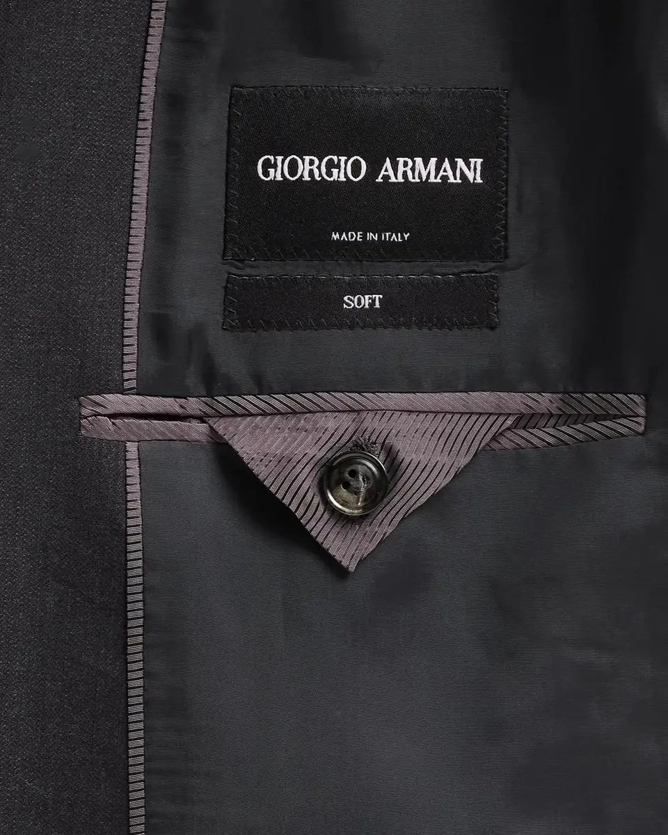 Giorgio Armani Men's Zig-Zag Textured Wool Suit | Thumbnail 5 Giorgio Armani Men's Zig-Zag Textured Wool Suit | Thumbnail 5