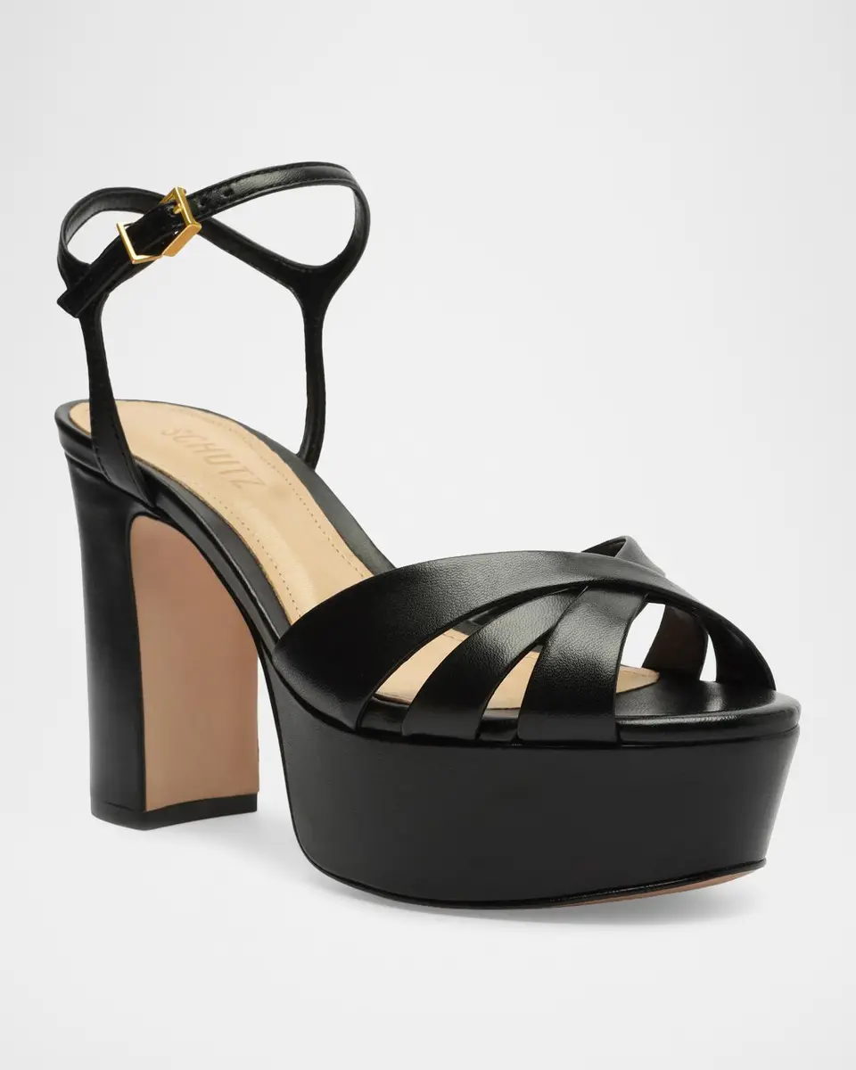 Schutz 105mm Keefa Leather Platform Sandals | Thumbnail 2 Schutz 105mm Keefa Leather Platform Sandals | Thumbnail 2