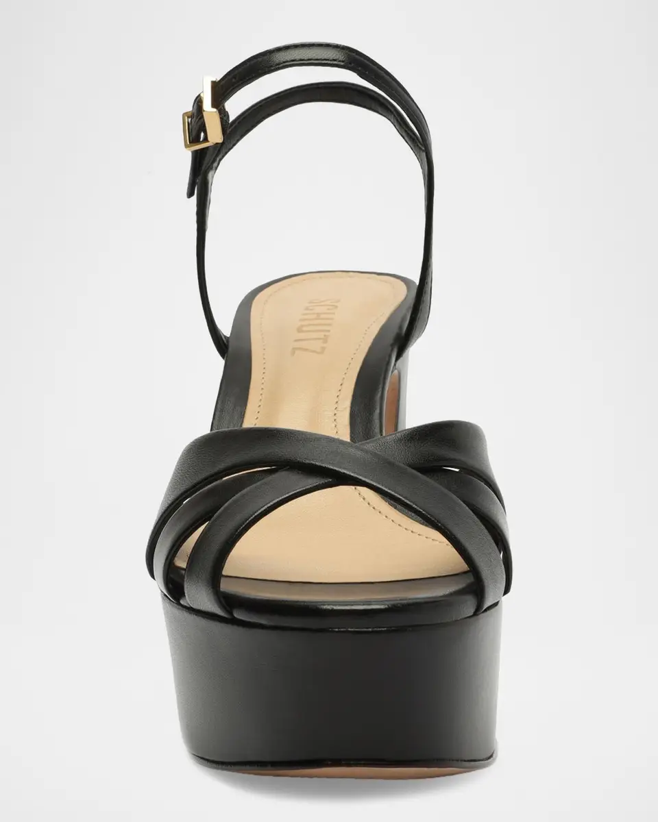 Schutz 105mm Keefa Leather Platform Sandals | Thumbnail 4 Schutz 105mm Keefa Leather Platform Sandals | Thumbnail 4