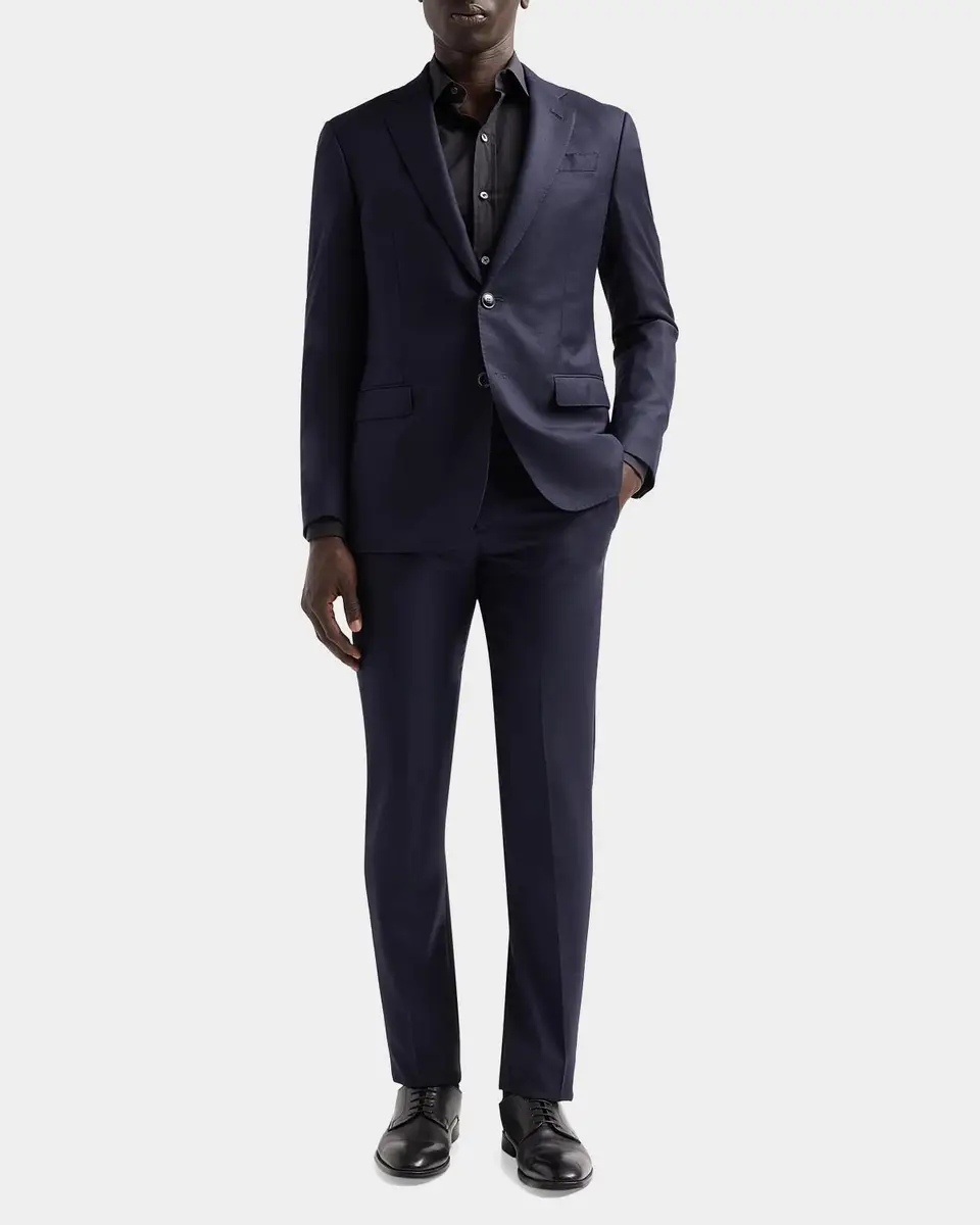 Giorgio Armani Men's Textured Wool Single-Breasted Suit | Thumbnail 2 Giorgio Armani Men's Textured Wool Single-Breasted Suit | Thumbnail 2