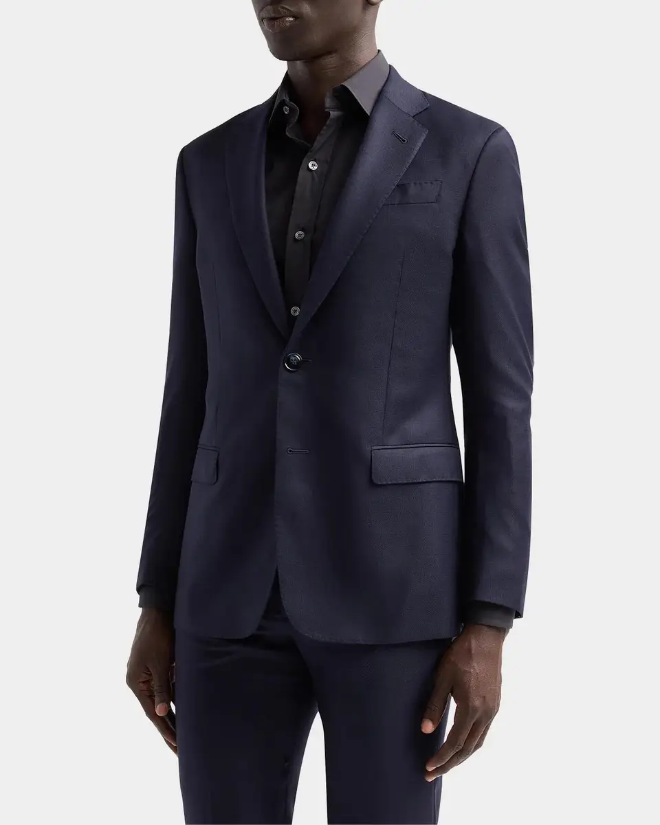 Giorgio Armani Men's Textured Wool Single-Breasted Suit | Thumbnail 6 Giorgio Armani Men's Textured Wool Single-Breasted Suit | Thumbnail 6