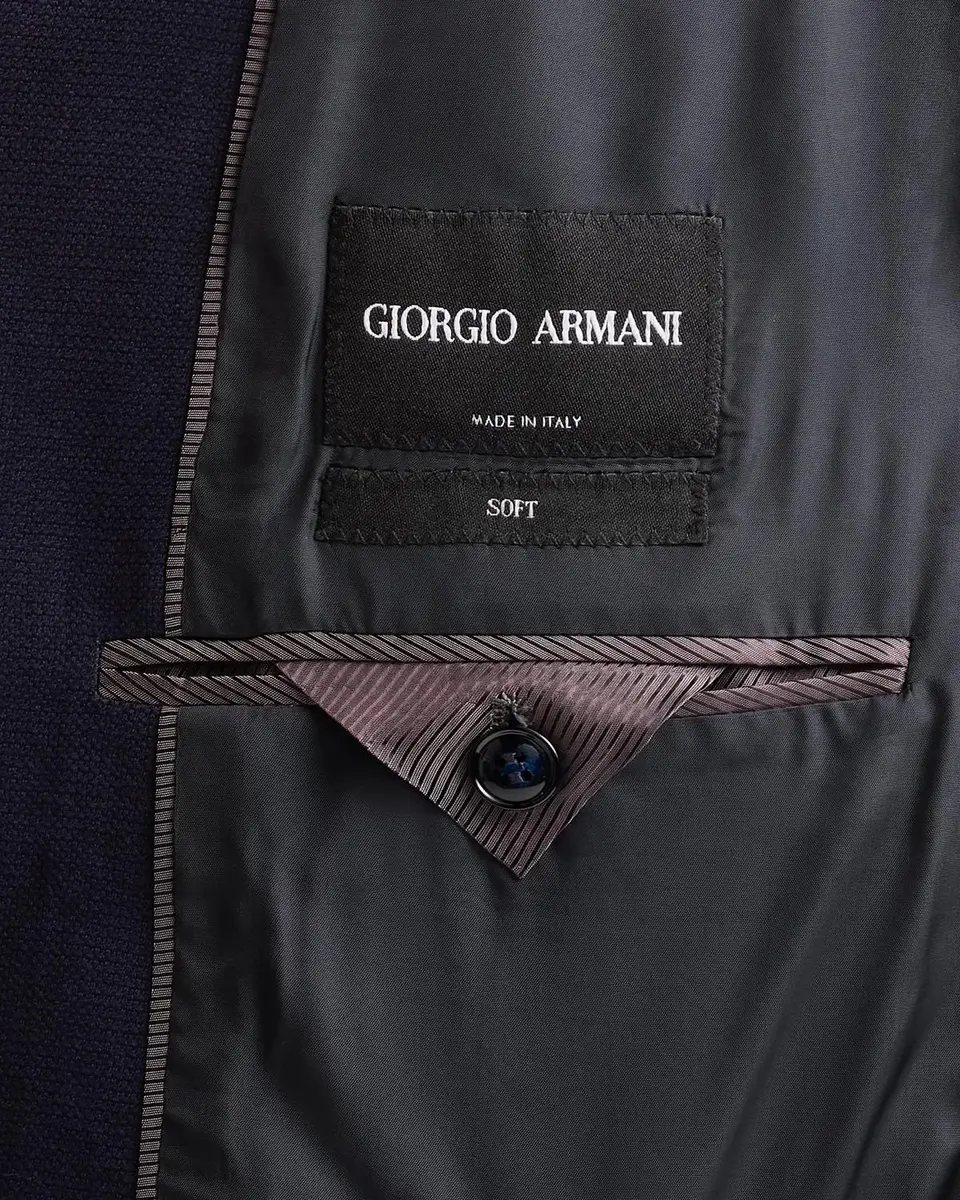 Giorgio Armani Men's Textured Wool Single-Breasted Suit | Thumbnail 7 Giorgio Armani Men's Textured Wool Single-Breasted Suit | Thumbnail 7
