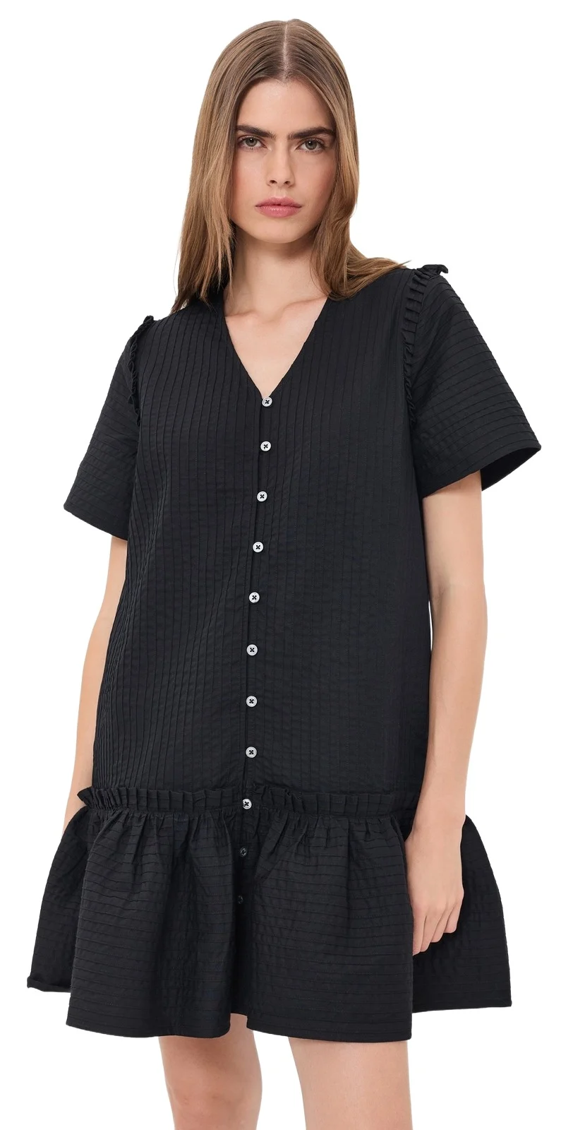 Roni Solid Mini Dress