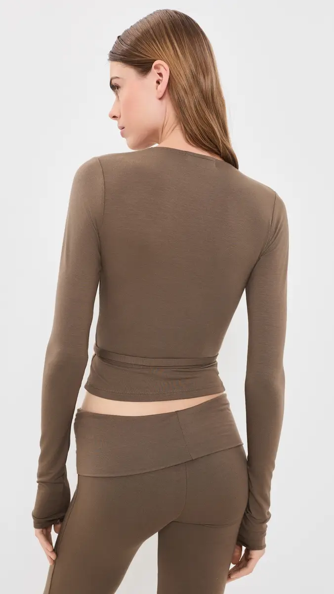 ÉTERNE Wrap Top | Thumbnail 3 ÉTERNE Wrap Top | Thumbnail 3