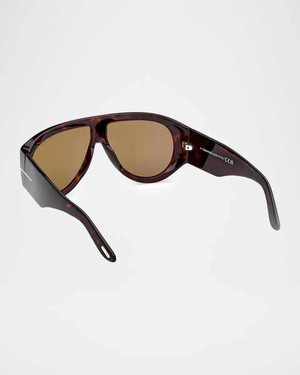 Tom Ford Bronson 60MM Acetate Pilot Sunglasses | Thumbnail 4