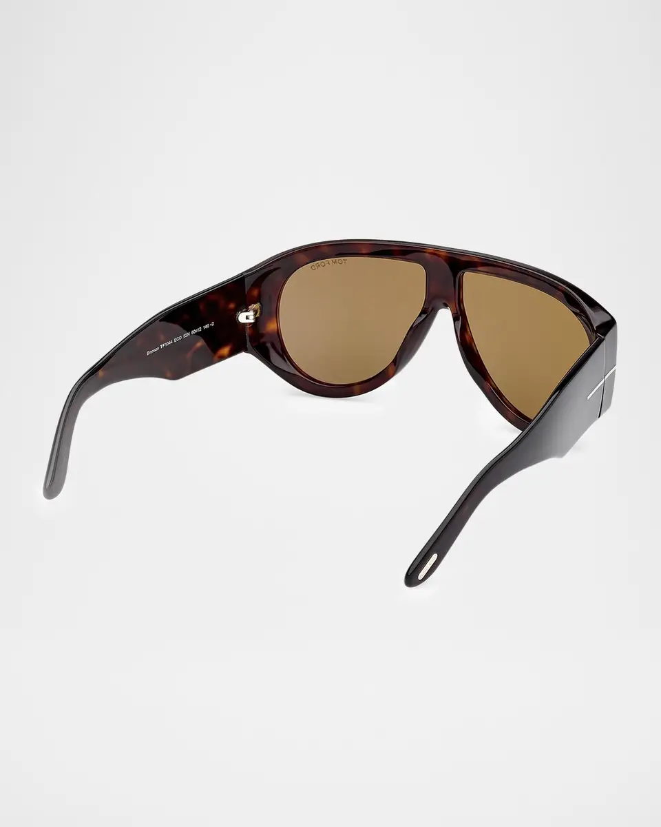 Tom Ford Bronson 60MM Acetate Pilot Sunglasses | Thumbnail 6
