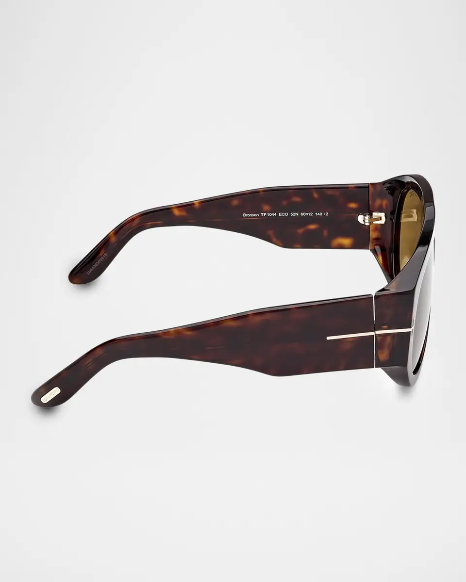Tom Ford Bronson 60MM Acetate Pilot Sunglasses | Thumbnail 7