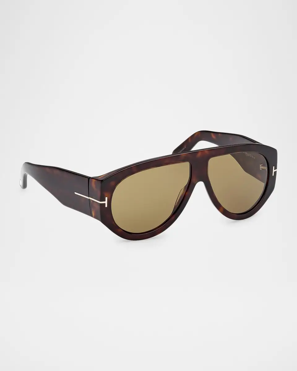 Tom Ford Bronson 60MM Acetate Pilot Sunglasses | Thumbnail 8