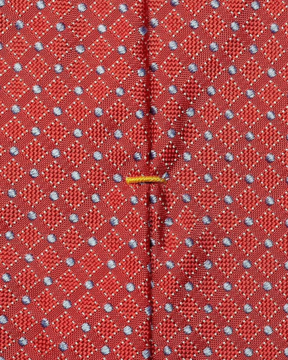 Eton Men's Geometric Diamond Silk Tie | Thumbnail 3 Eton Men's Geometric Diamond Silk Tie | Thumbnail 3
