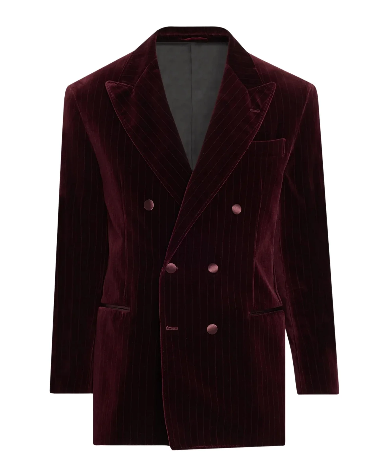 Brunello Cucinelli Men's Striped Velvet Cotton Blazer