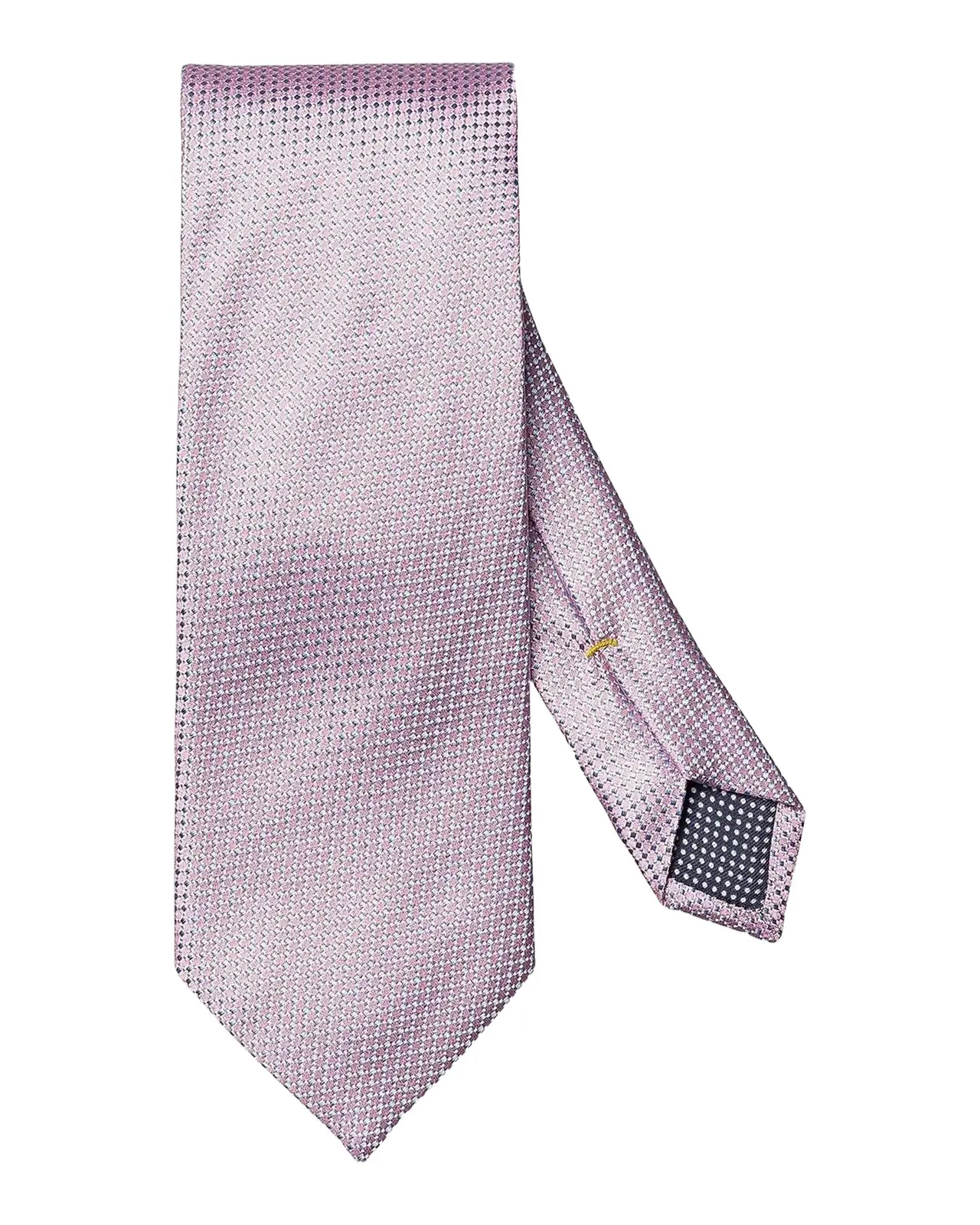 Eton Men's Geometric-Woven Linen Tie