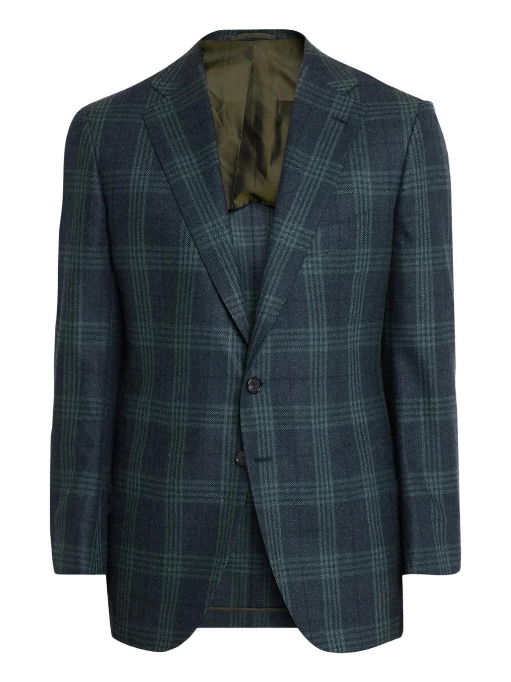 Cesare Attolini Men's Plaid Wool-Cashmere Blazer