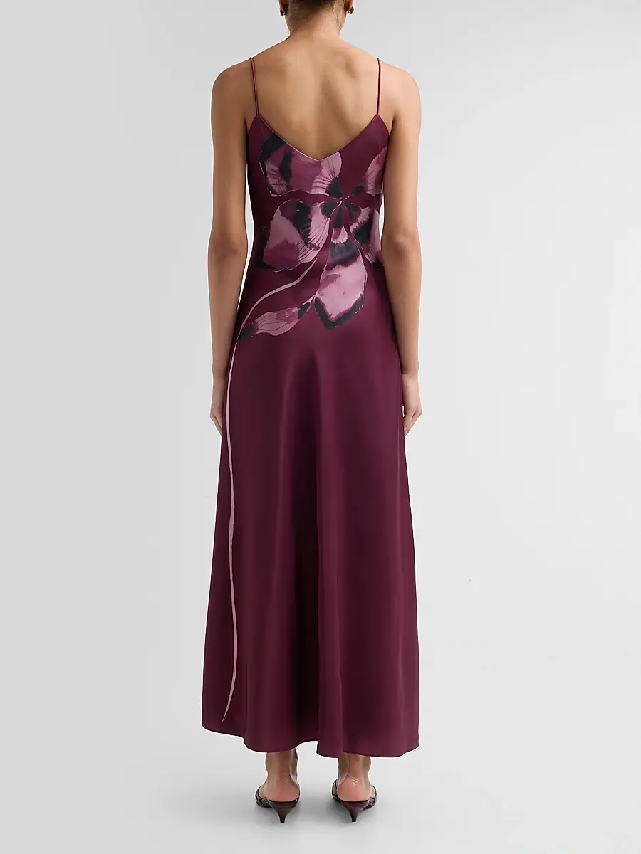 Amur Women's Coralee Floral Slip Maxi Dress | Thumbnail 3 Amur Women's Coralee Floral Slip Maxi Dress | Thumbnail 3