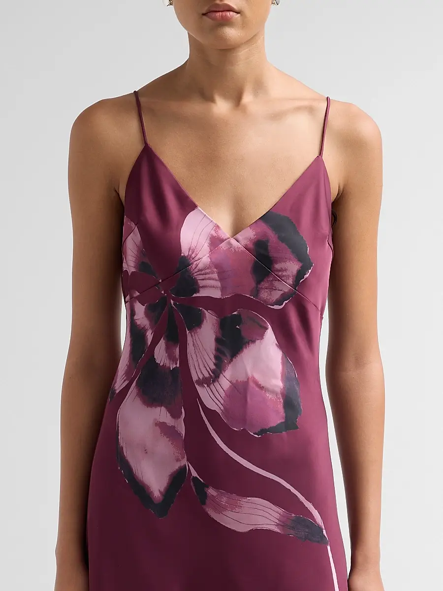 Amur Women's Coralee Floral Slip Maxi Dress | Thumbnail 5 Amur Women's Coralee Floral Slip Maxi Dress | Thumbnail 5