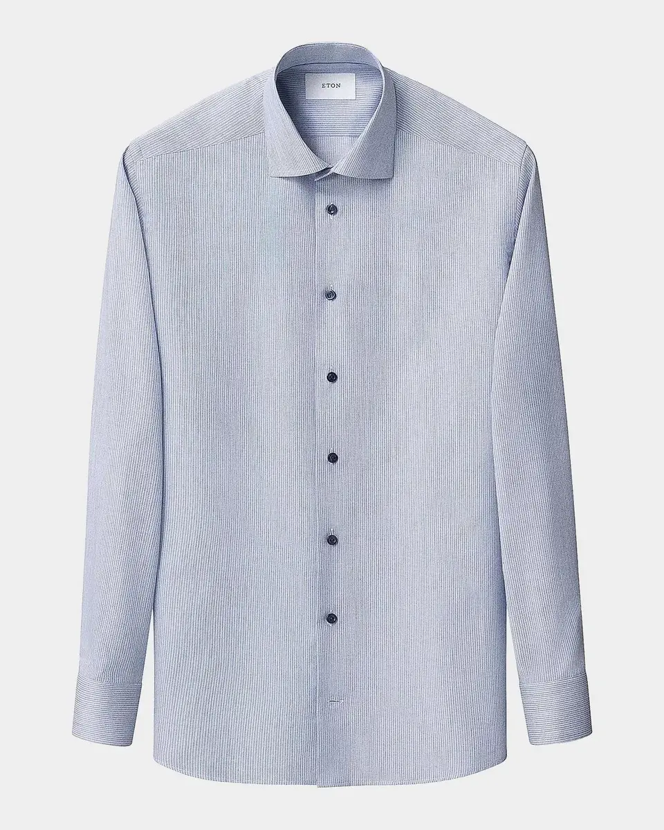 Eton Men's Slim Fit Stripe Sport Shirt | Thumbnail 2 Eton Men's Slim Fit Stripe Sport Shirt | Thumbnail 2