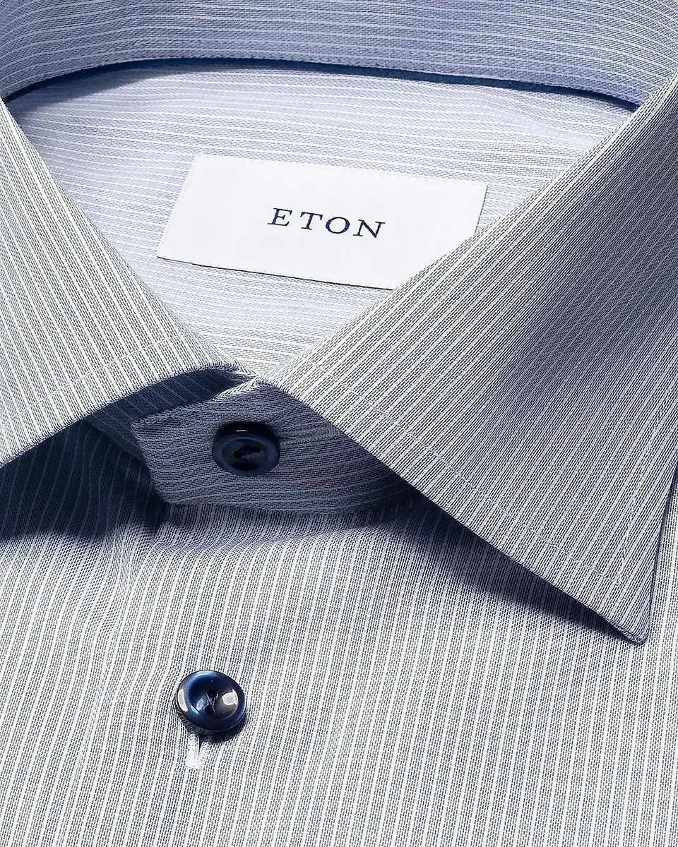 Eton Men's Slim Fit Stripe Sport Shirt | Thumbnail 9 Eton Men's Slim Fit Stripe Sport Shirt | Thumbnail 9