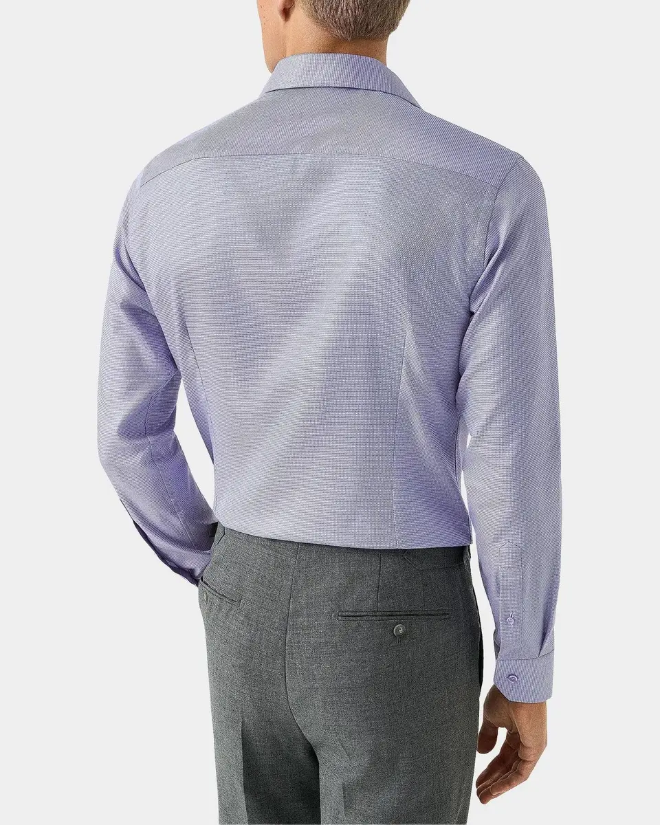 Eton Men's Contemporary-Fit Micro-Geometric Sport Shirt | Thumbnail 2