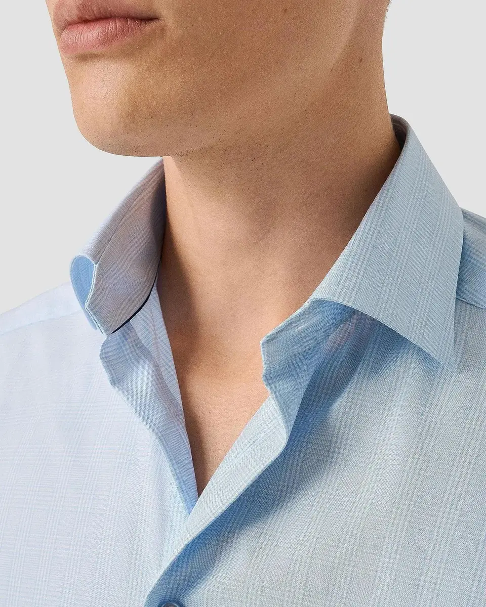 Eton Men's Contemporary-Fit Plaid Sport Shirt | Thumbnail 4 Eton Men's Contemporary-Fit Plaid Sport Shirt | Thumbnail 4