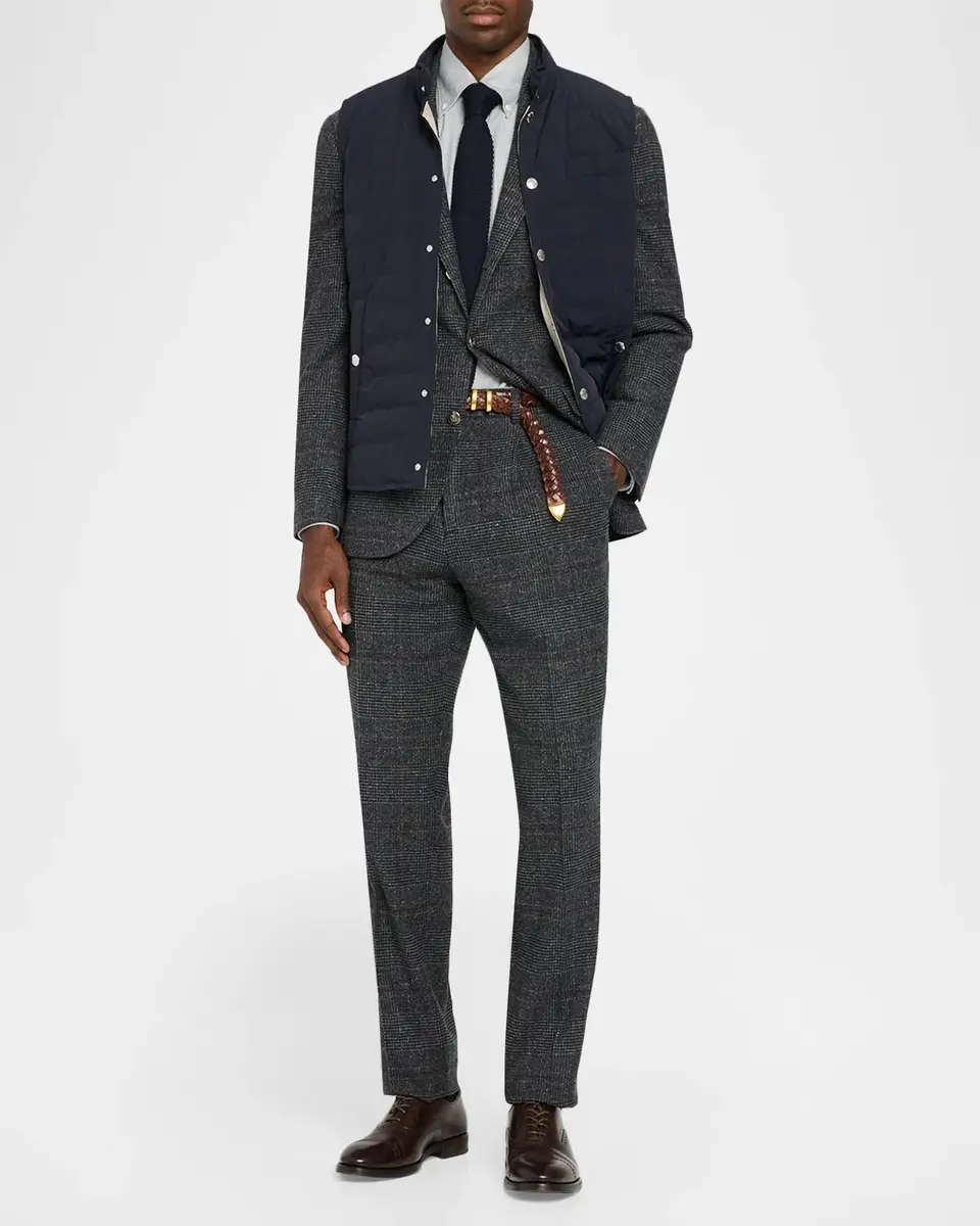 Brunello Cucinelli Men's Quilted Vest | Thumbnail 2