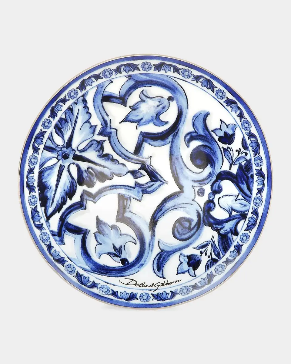 Dolce & Gabbana Blu Mediterraneo Round Porcelain Box | Thumbnail 3 Dolce & Gabbana Blu Mediterraneo Round Porcelain Box | Thumbnail 3