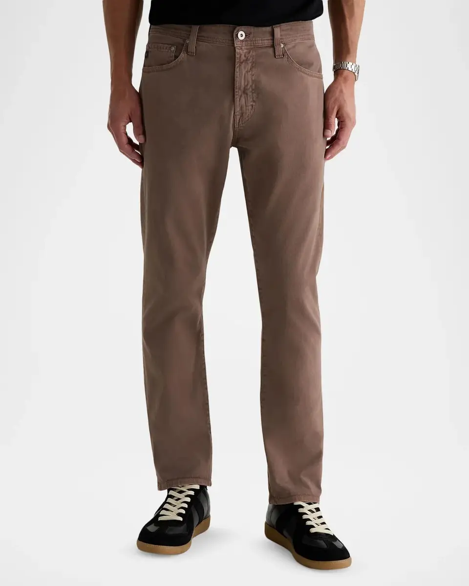 AG Jeans Everett Slim-Straight Twill Pants | Thumbnail 4