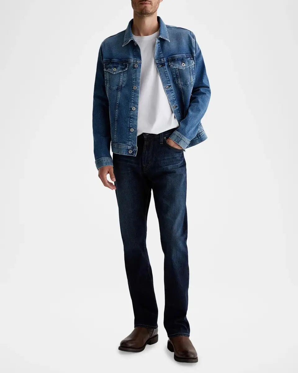 AG Jeans Protege Dark-Wash Straight-Leg Jeans | Thumbnail 2 AG Jeans Protege Dark-Wash Straight-Leg Jeans | Thumbnail 2