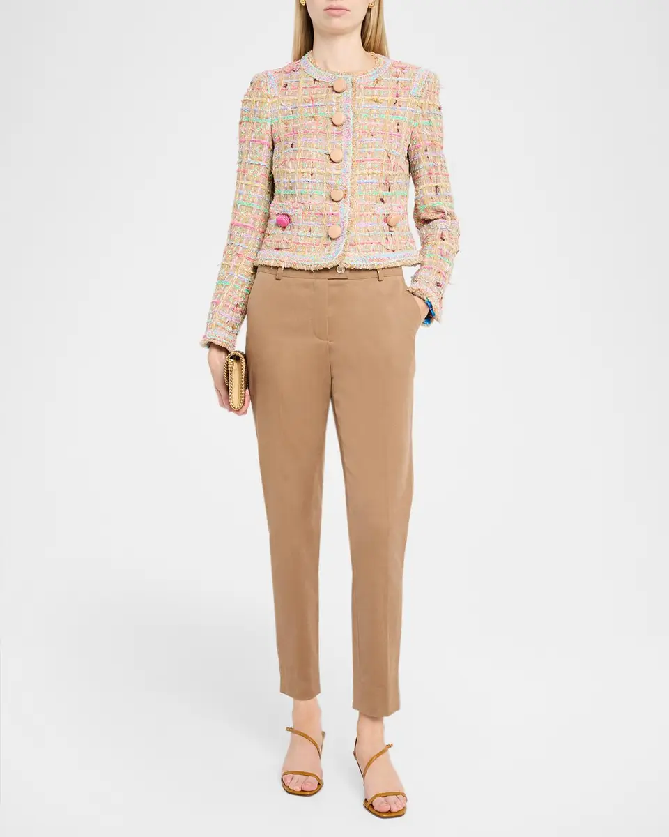 MAISON COMMON Cotton Blend Tweed Macaroon Jacket | Thumbnail 2 MAISON COMMON Cotton Blend Tweed Macaroon Jacket | Thumbnail 2