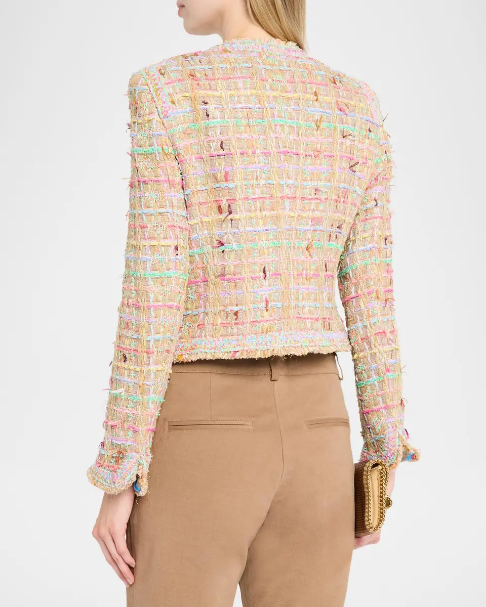 MAISON COMMON Cotton Blend Tweed Macaroon Jacket | Thumbnail 3 MAISON COMMON Cotton Blend Tweed Macaroon Jacket | Thumbnail 3