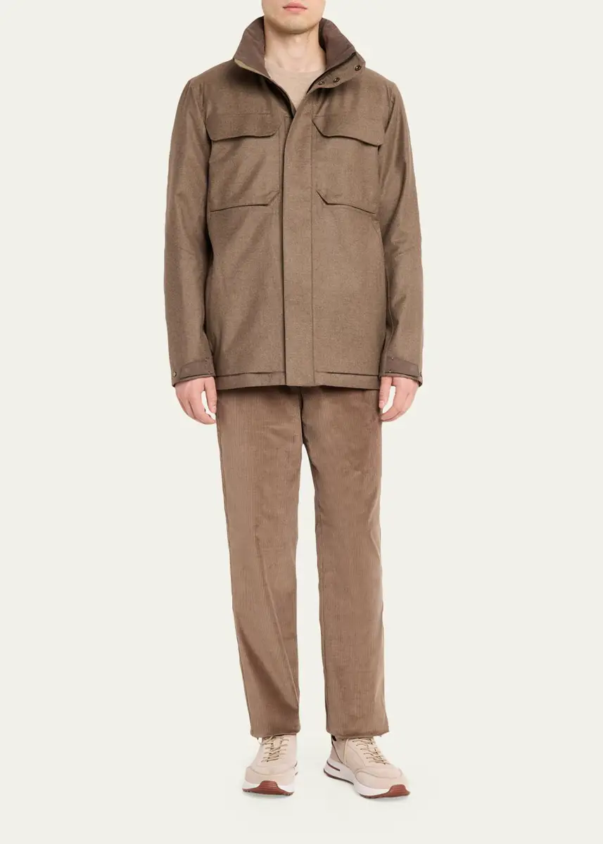 Sease Men's Wool-Cashmere Field Jacket | Thumbnail 2 Sease Men's Wool-Cashmere Field Jacket | Thumbnail 2