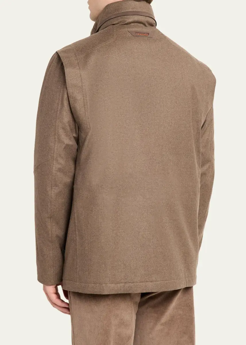 Sease Men's Wool-Cashmere Field Jacket | Thumbnail 3 Sease Men's Wool-Cashmere Field Jacket | Thumbnail 3