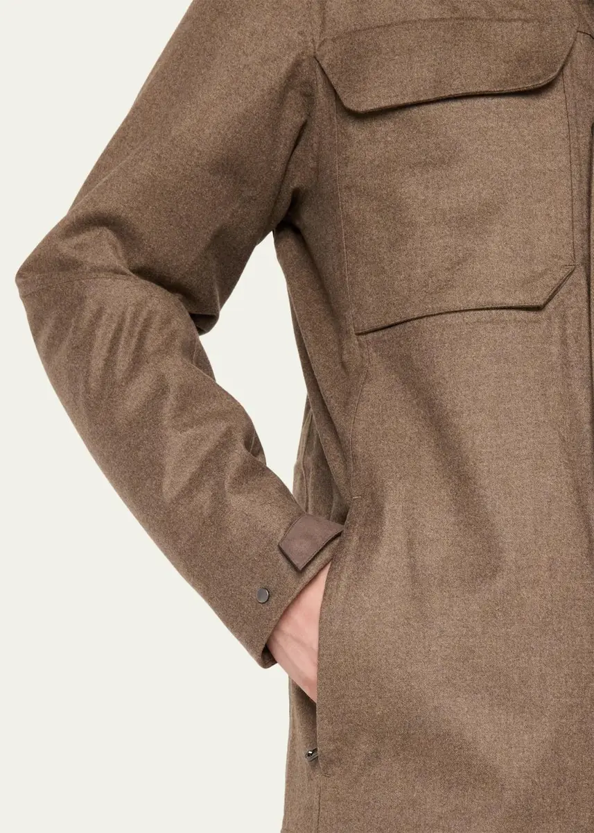Sease Men's Wool-Cashmere Field Jacket | Thumbnail 5 Sease Men's Wool-Cashmere Field Jacket | Thumbnail 5