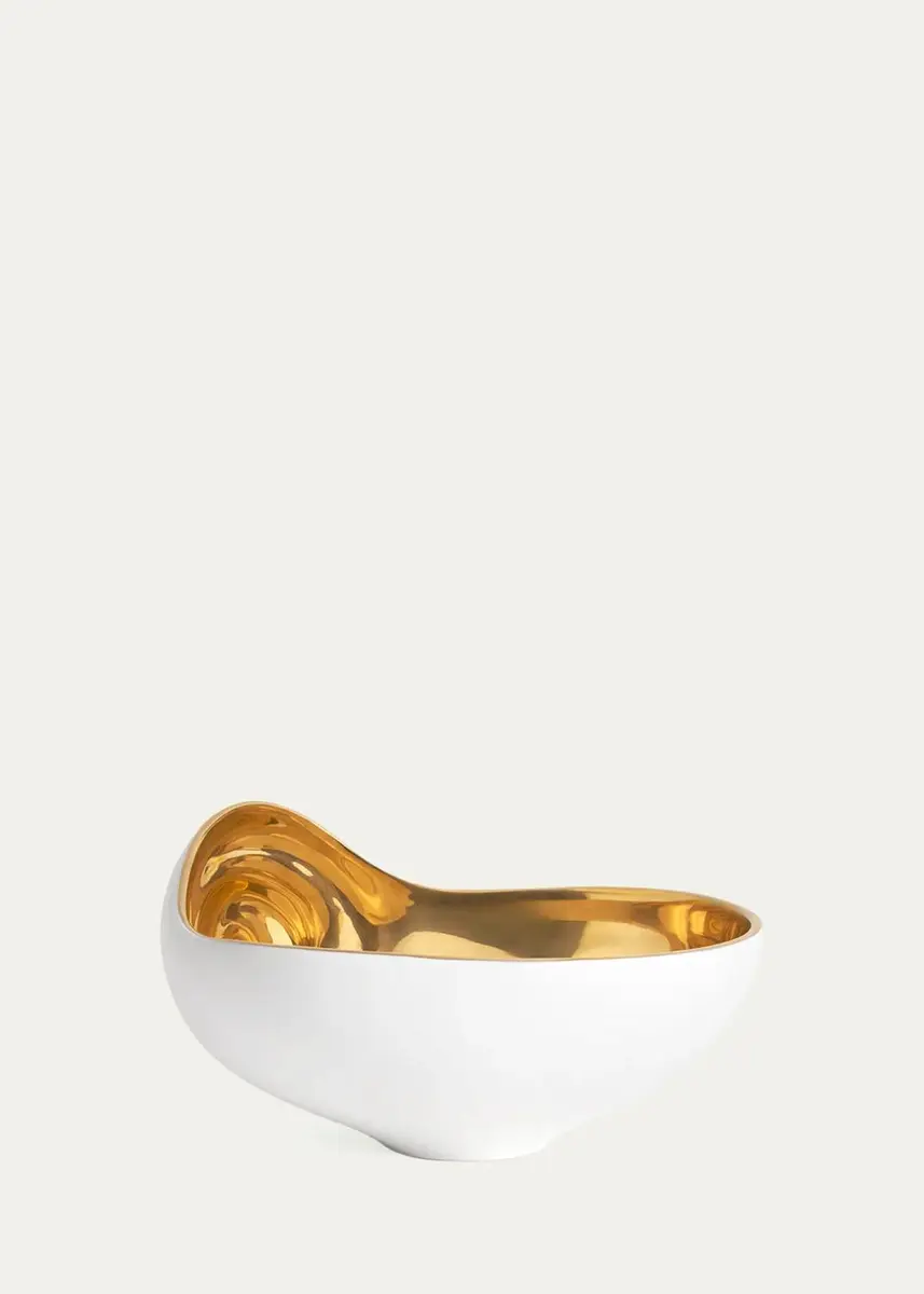 L'Objet x Jessica McCormack Shell 24K Gold-Plated Bowl, Medium | Thumbnail 2 L'Objet x Jessica McCormack Shell 24K Gold-Plated Bowl, Medium | Thumbnail 2