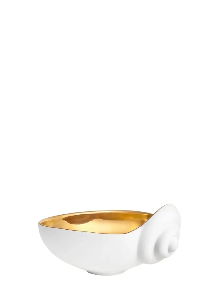 L'Objet x Jessica McCormack Shell 24K Gold-Plated Bowl, Medium
